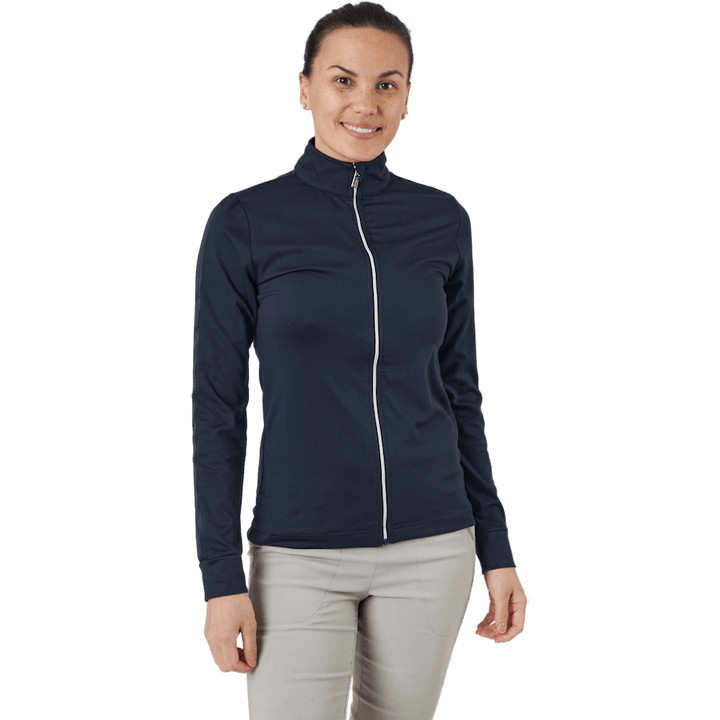 Anna Ls Full Zip Navy