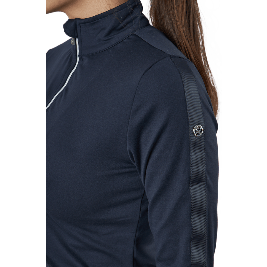 Anna Ls Full Zip Navy