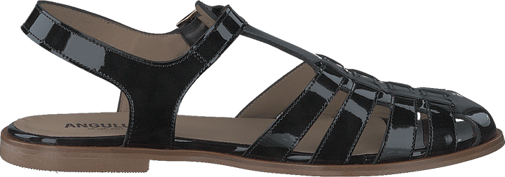 Remsandal med spenne Svart