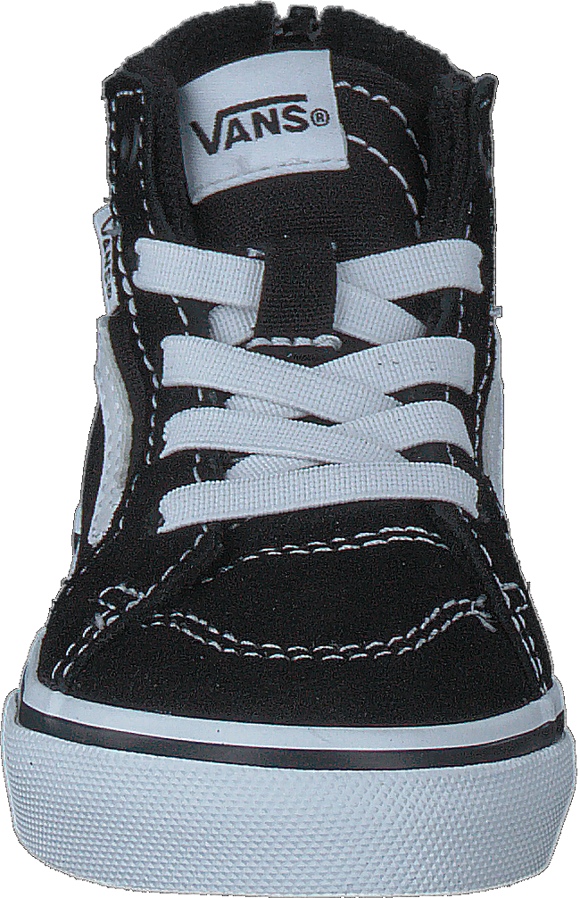 Td Filmore Hi Zip (daim/toile) Noir/blanc