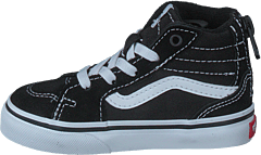 Td Filmore Hi Zip (daim/toile) Noir/blanc