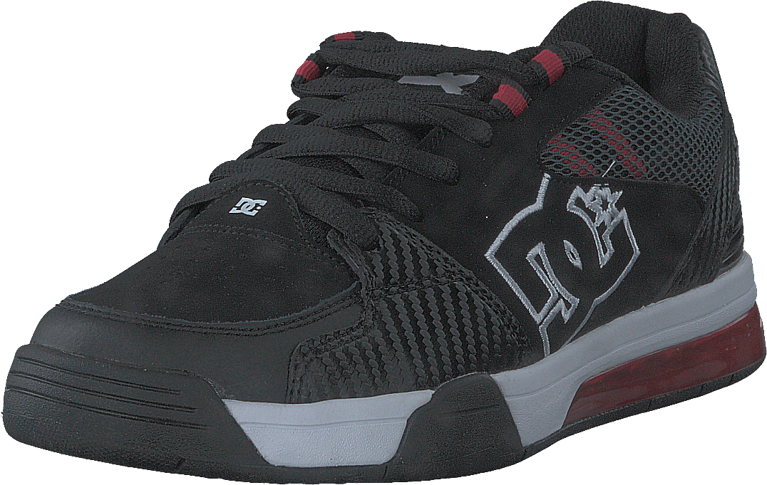 Wszechstronny czarny/biały/sportowy czerwony