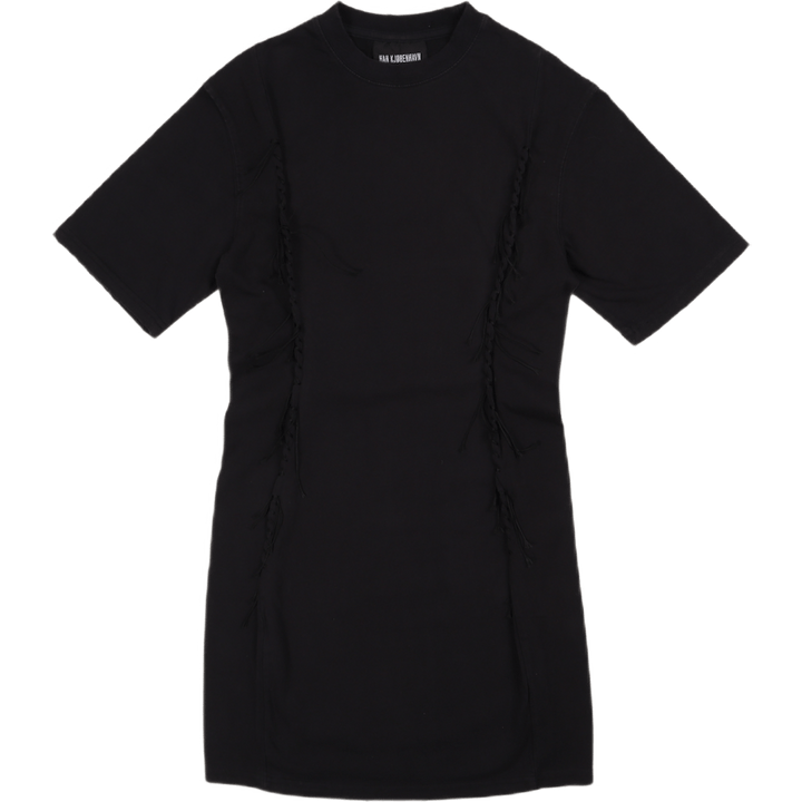 Sharp Jersey mekko haalistunut musta