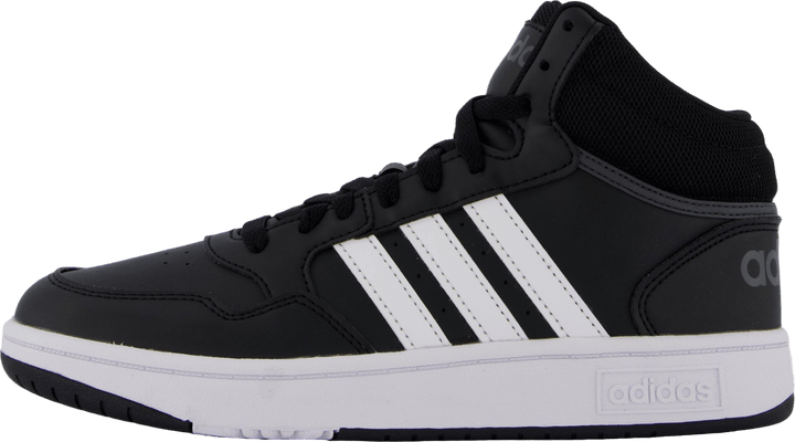 Hoops Mid kengät Core Musta / Cloud White / Harmaa Kuusi