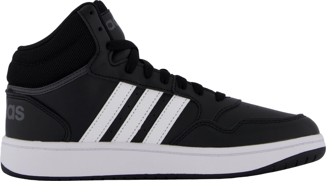 Hoops Mid kengät Core Musta / Cloud White / Harmaa Kuusi