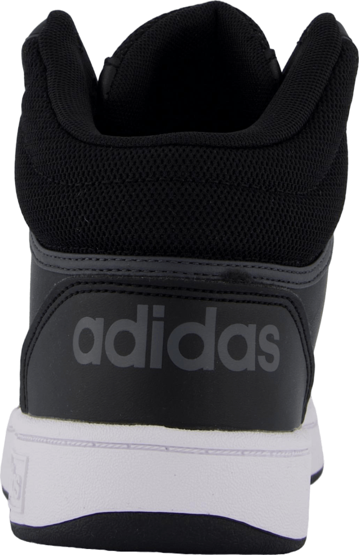 Hoops Mid kengät Core Musta / Cloud White / Harmaa Kuusi