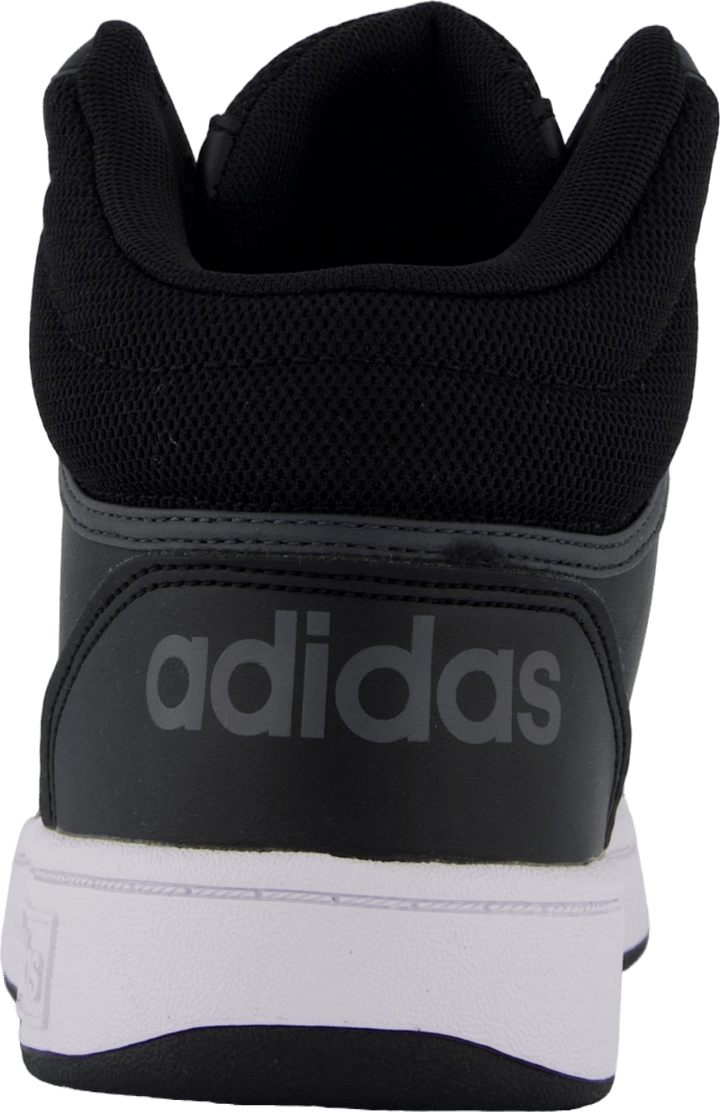 Hoops Mid kengät Core Musta / Cloud White / Harmaa Kuusi