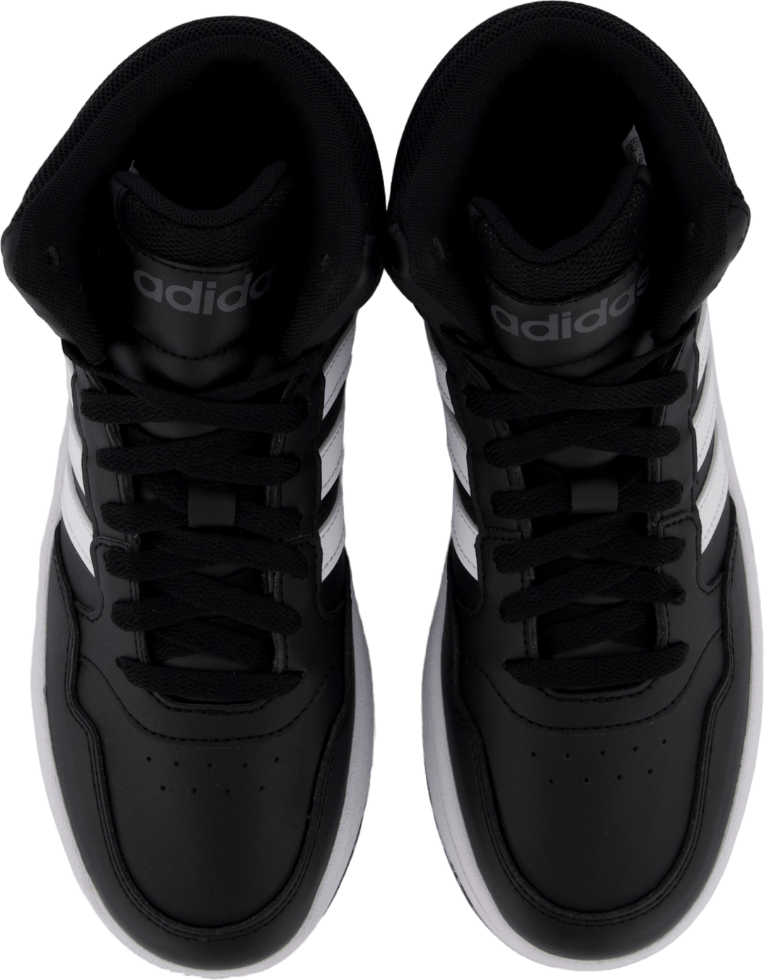 Hoops Mid kengät Core Musta / Cloud White / Harmaa Kuusi