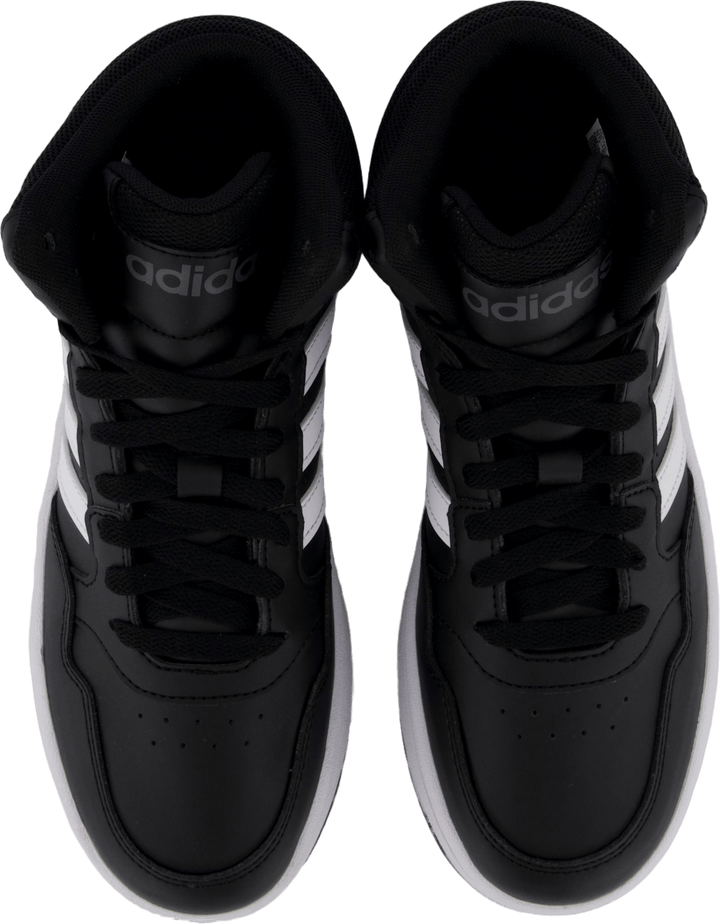 Hoops Mid kengät Core Musta / Cloud White / Harmaa Kuusi