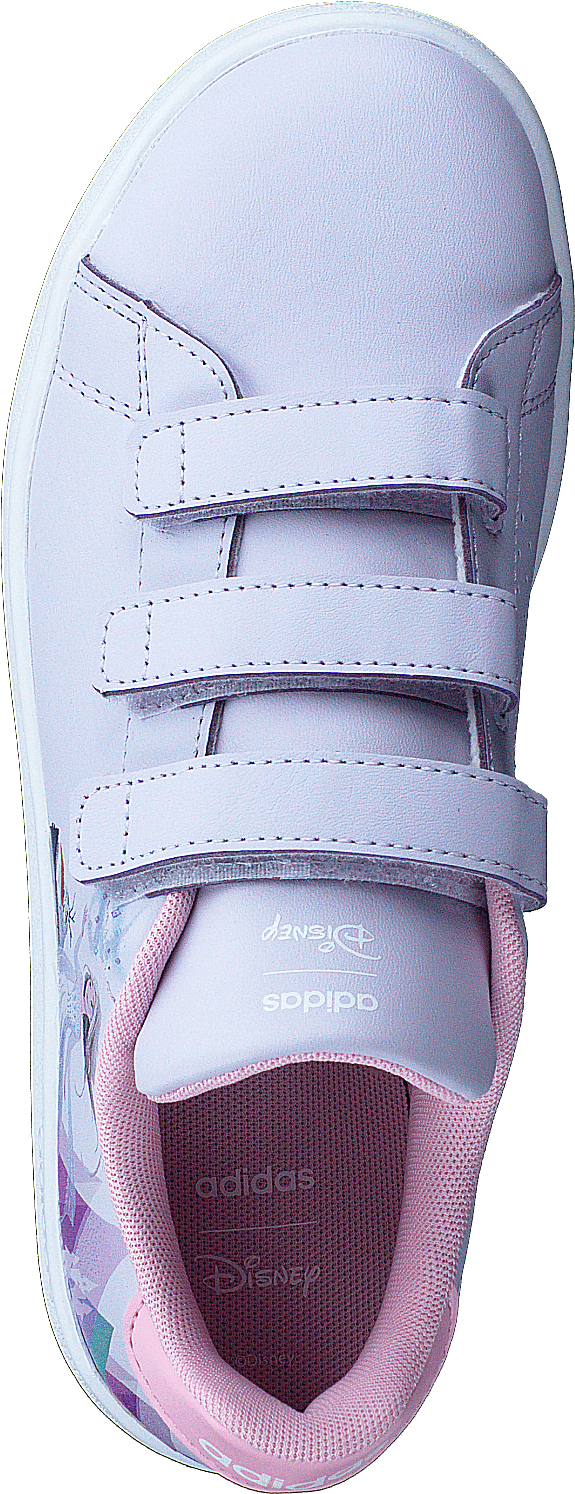 adidas x Disney Frozen Anna och Elsa Advantage skor Lila nyans / True Pink / Cloud White