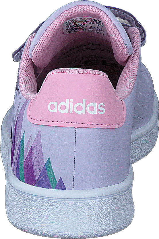 adidas x Disney Frozen Anna och Elsa Advantage skor Lila nyans / True Pink / Cloud White