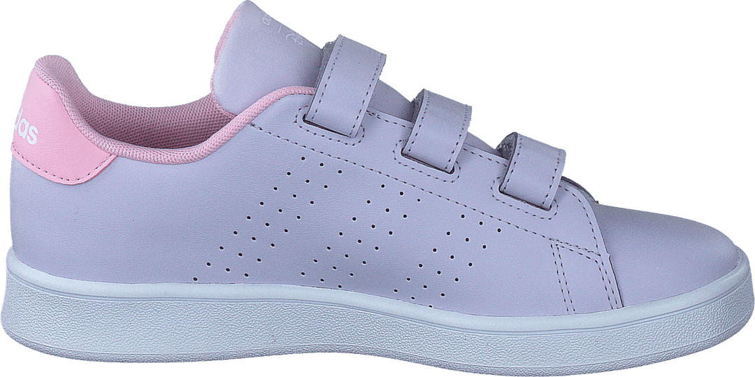 adidas x Disney Frozen Anna och Elsa Advantage skor Lila nyans / True Pink / Cloud White