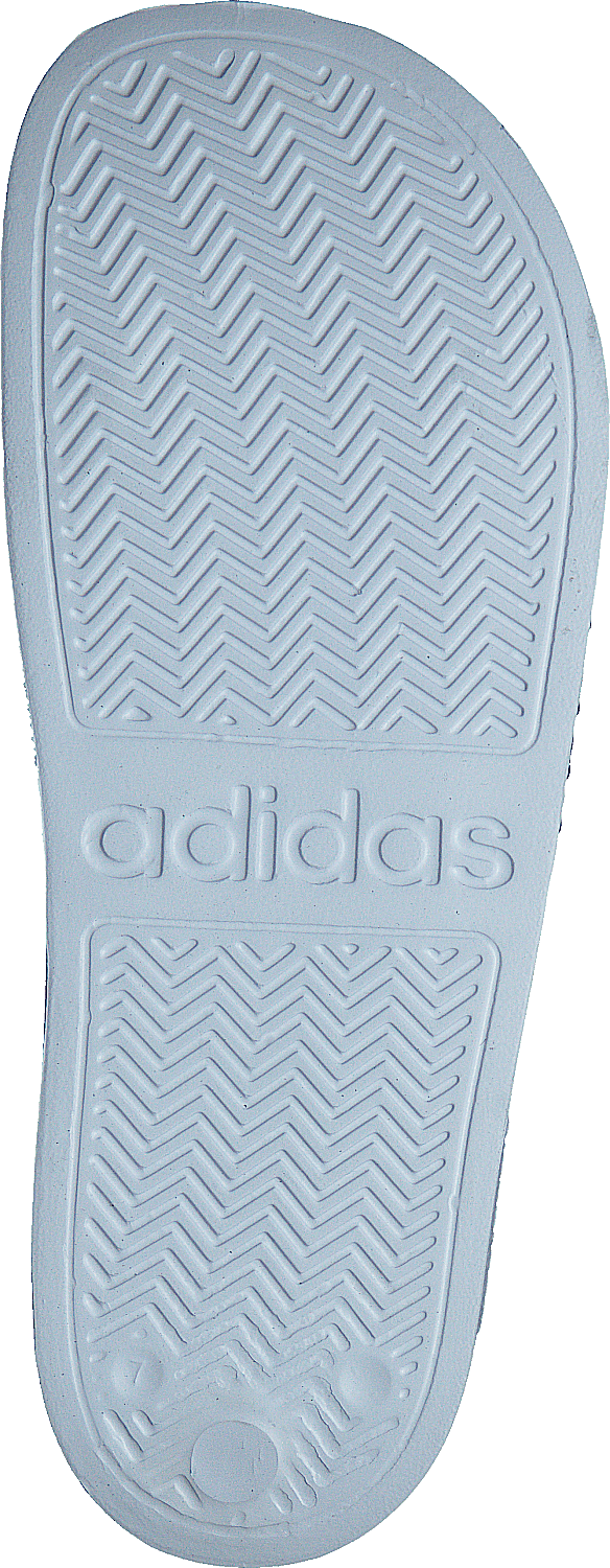 Claquettes de douche Adilette Blanc nuage / Noir noyau / Blanc nuage