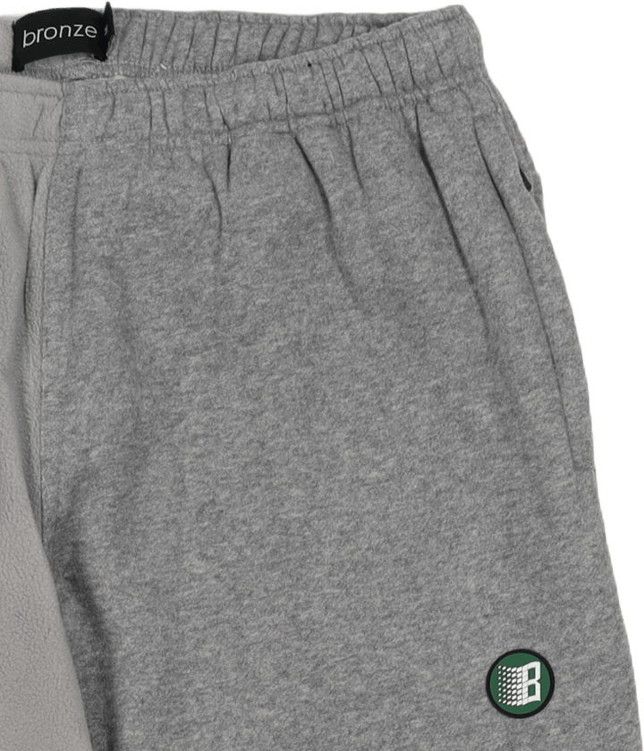 Pantaloni felpati spaccati Grigio Pantaloni felpati spaccati Grigio