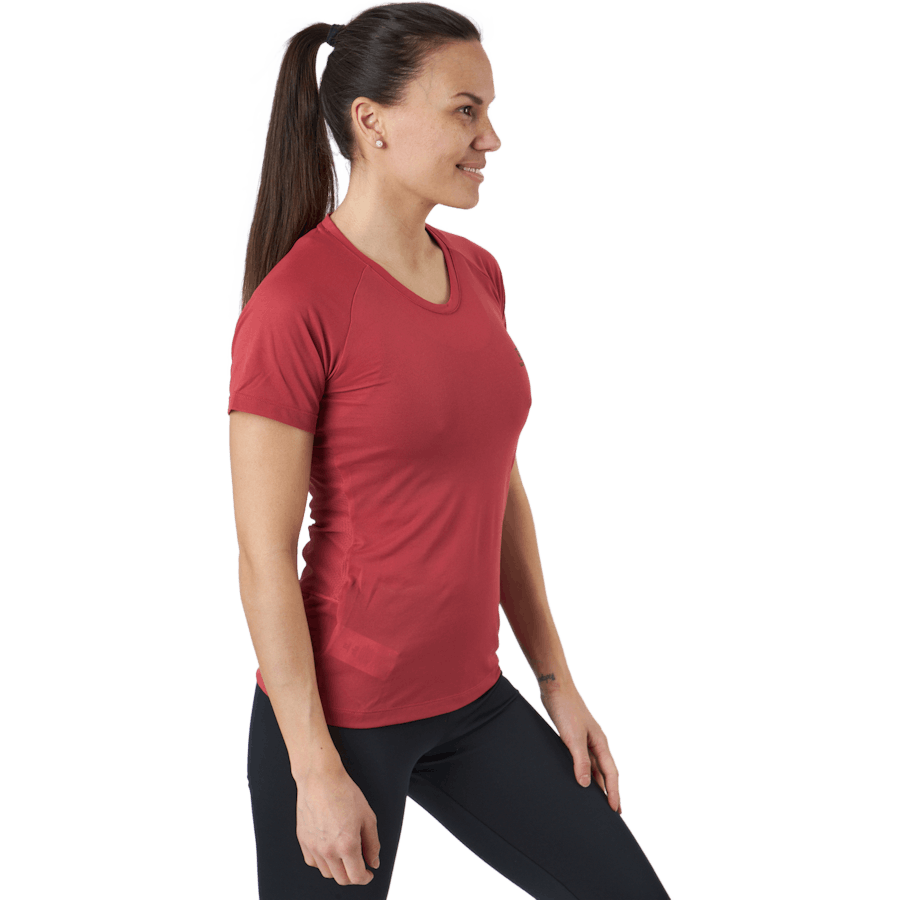 Cross Rebel Ss Tee W Earth Red