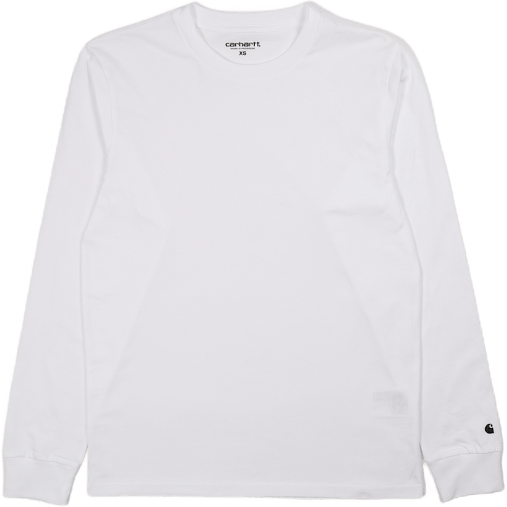 L/s Base T-shirt Weiß / Schwarz