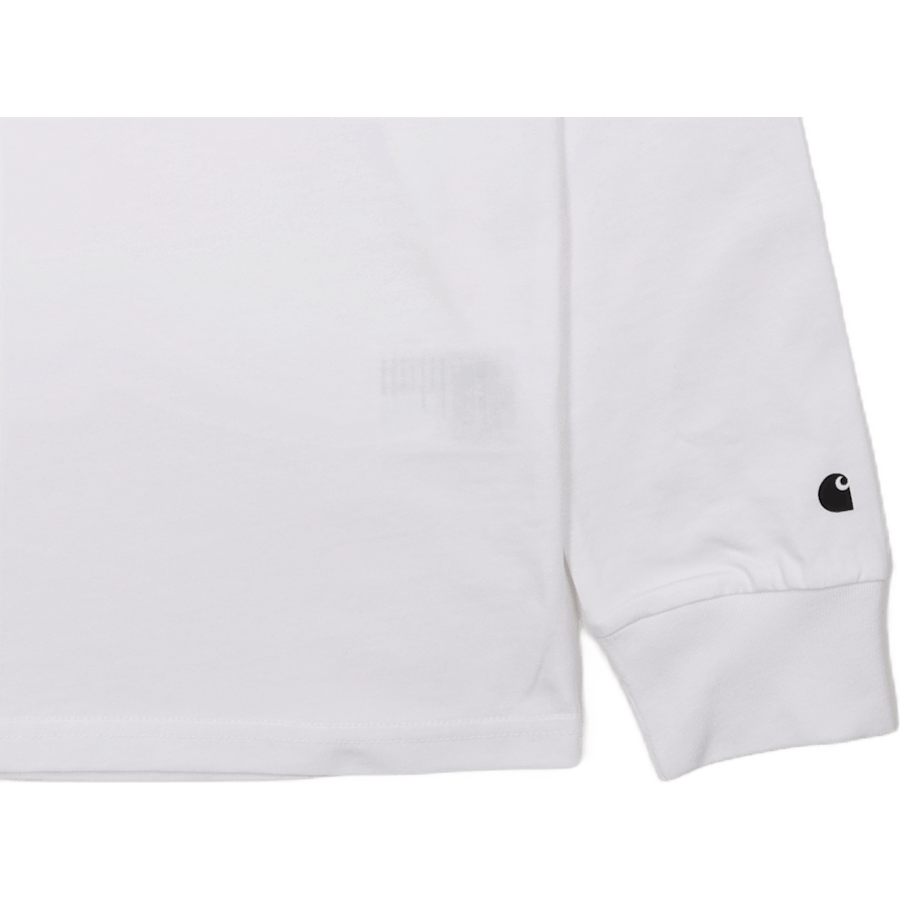 L/s Base T-shirt Weiß / Schwarz