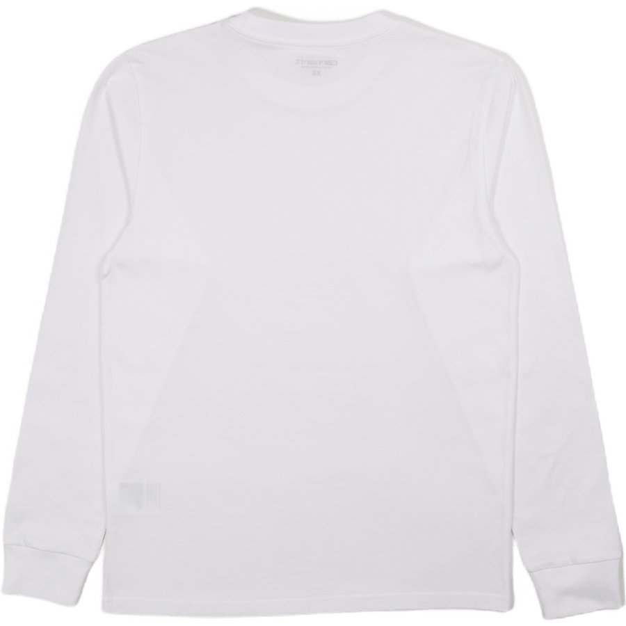 L/s Base T-shirt Weiß / Schwarz