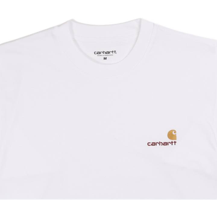 L/s American Script T-shirt Weiß