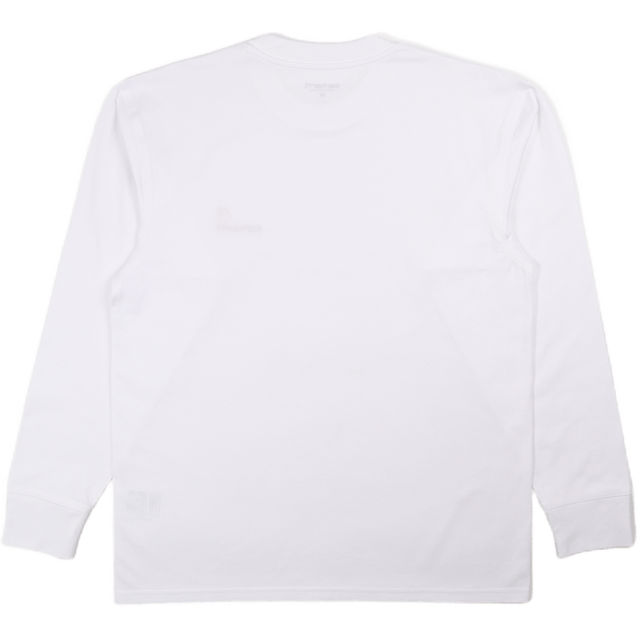 L/s American Script T-shirt Weiß