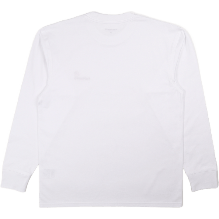 L/s American Script T-shirt Weiß