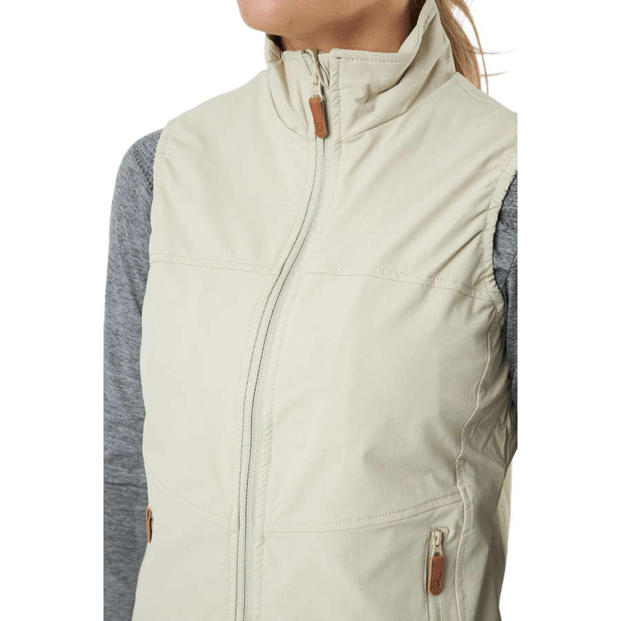 Himalaya Vest Wmn Khaki