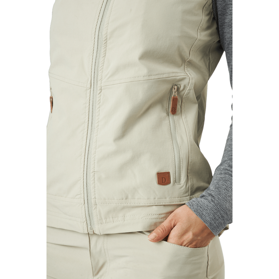 Himalaya Vest Wmn Khaki