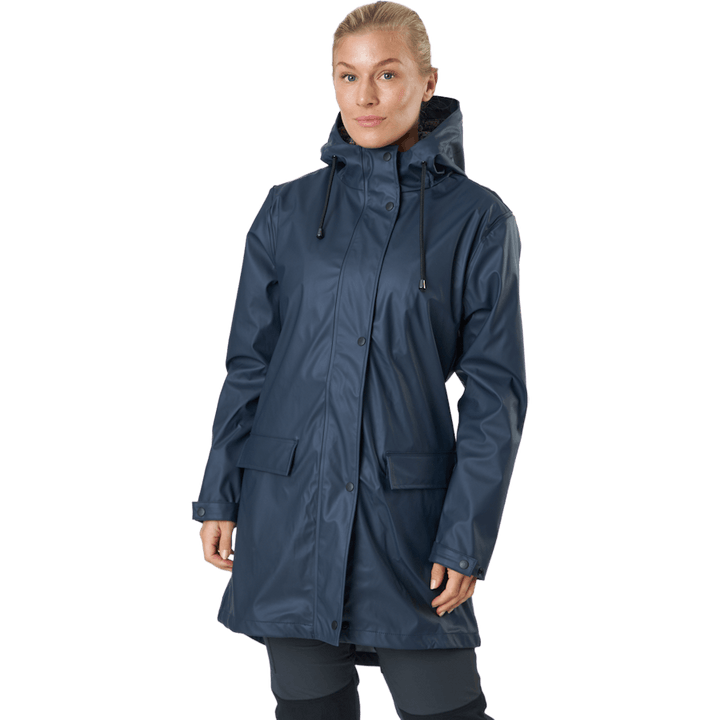 Veste de pluie Gail pour femme, bleu marine