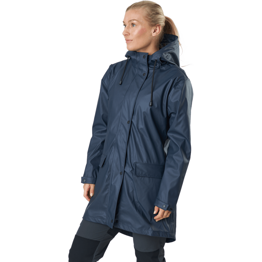 Veste de pluie Gail pour femme, bleu marine