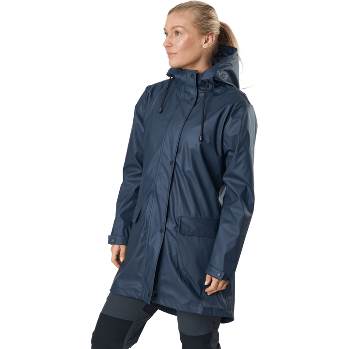 Veste de pluie Gail pour femme, bleu marine