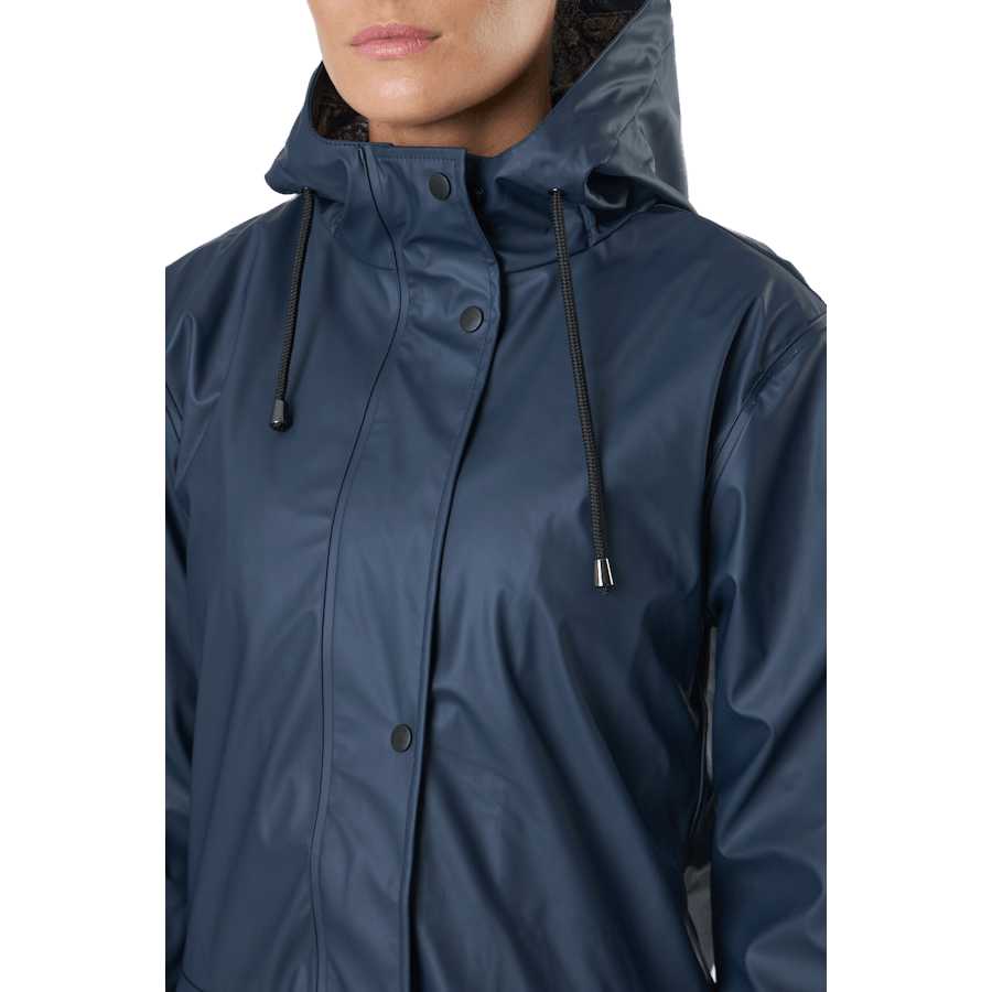 Veste de pluie Gail pour femme, bleu marine