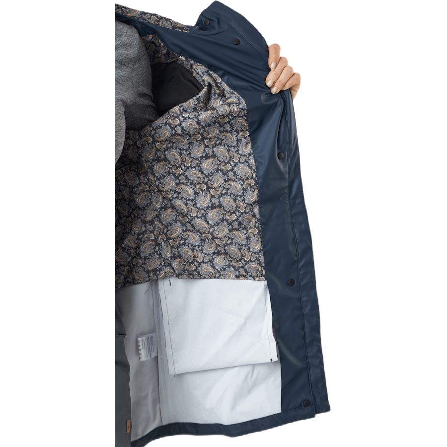 Veste de pluie Gail pour femme, bleu marine