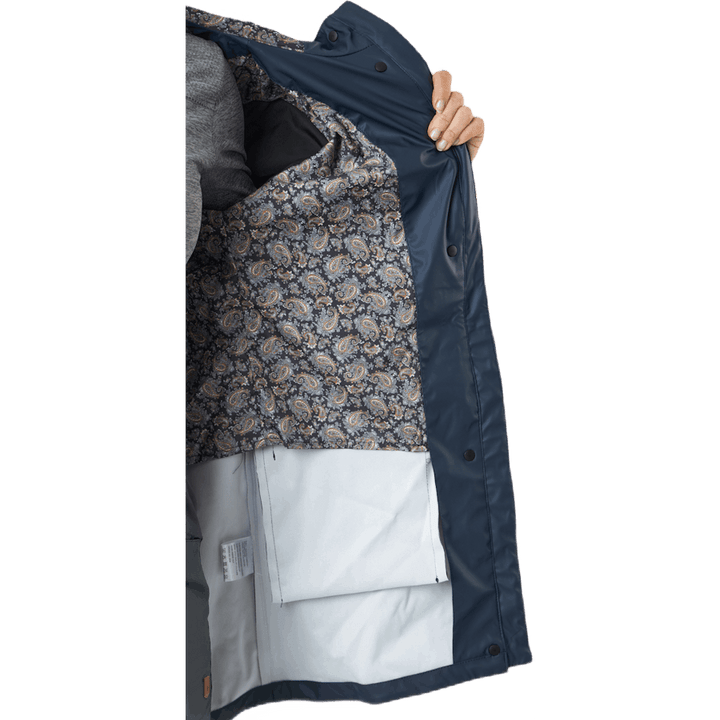 Veste de pluie Gail pour femme, bleu marine