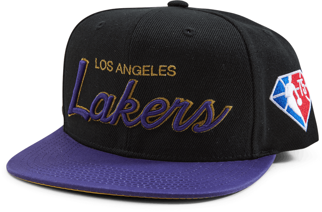 Lakers NBA 75th Gold Snapback
