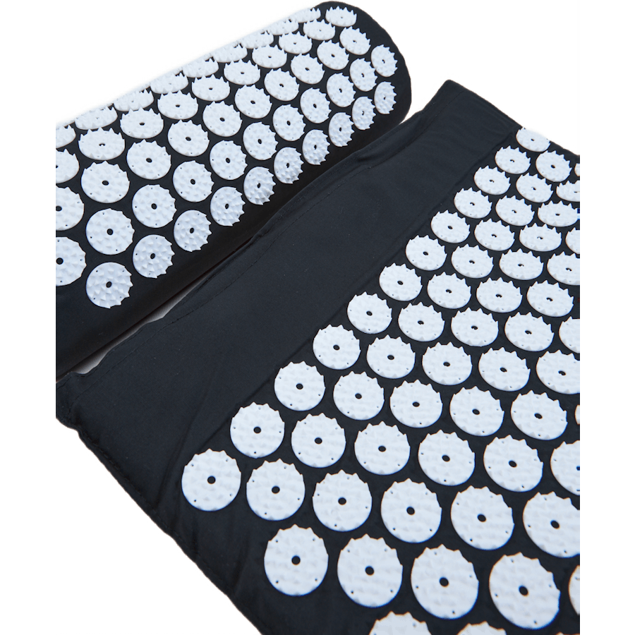 Tapis d'acupression avec oreiller noir