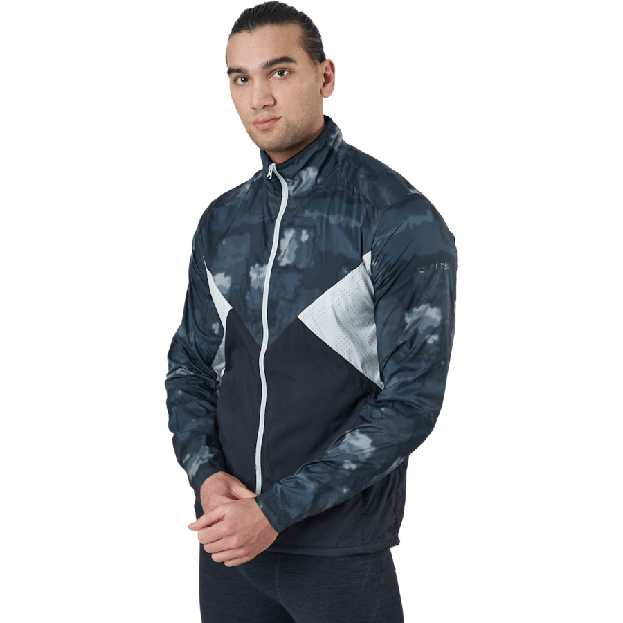 Adv Essence Wind Jacket M Svart-granit
