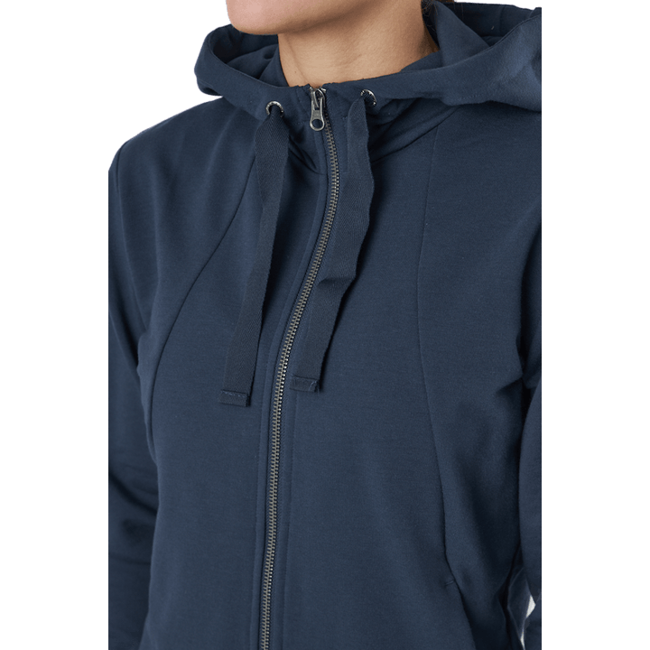Sweat à capuche entièrement zippé Traa Lounge bleu marine