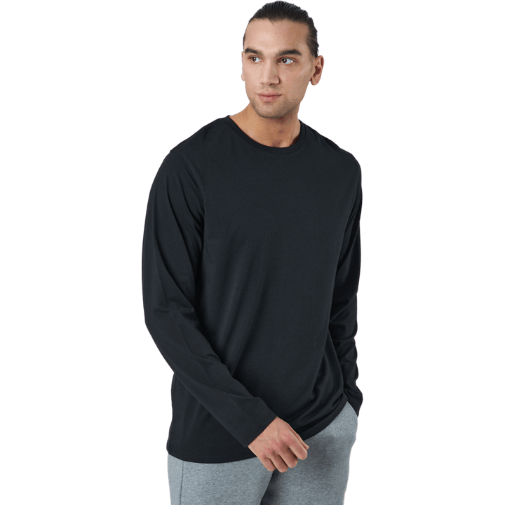 Langarm-T-Shirt Bamboo Schwarz