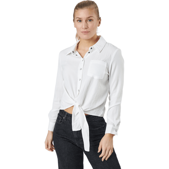 Chemise à nœud Onllecey Ls Noos Cloud Dancer