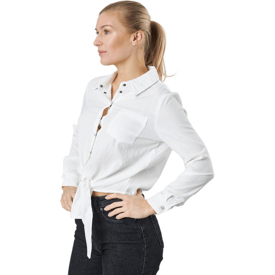Chemise à nœud Onllecey Ls Noos Cloud Dancer