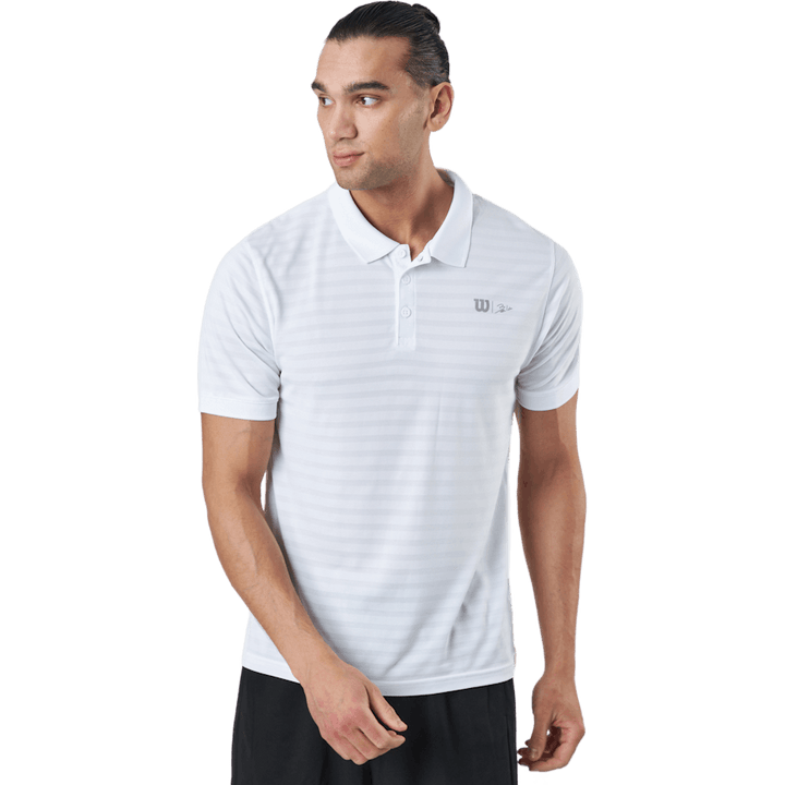 Bela Stripe Polo Ii White