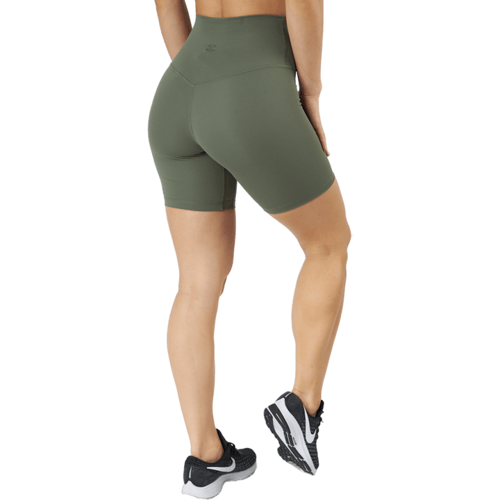 Core Biker Shorts Washed Green