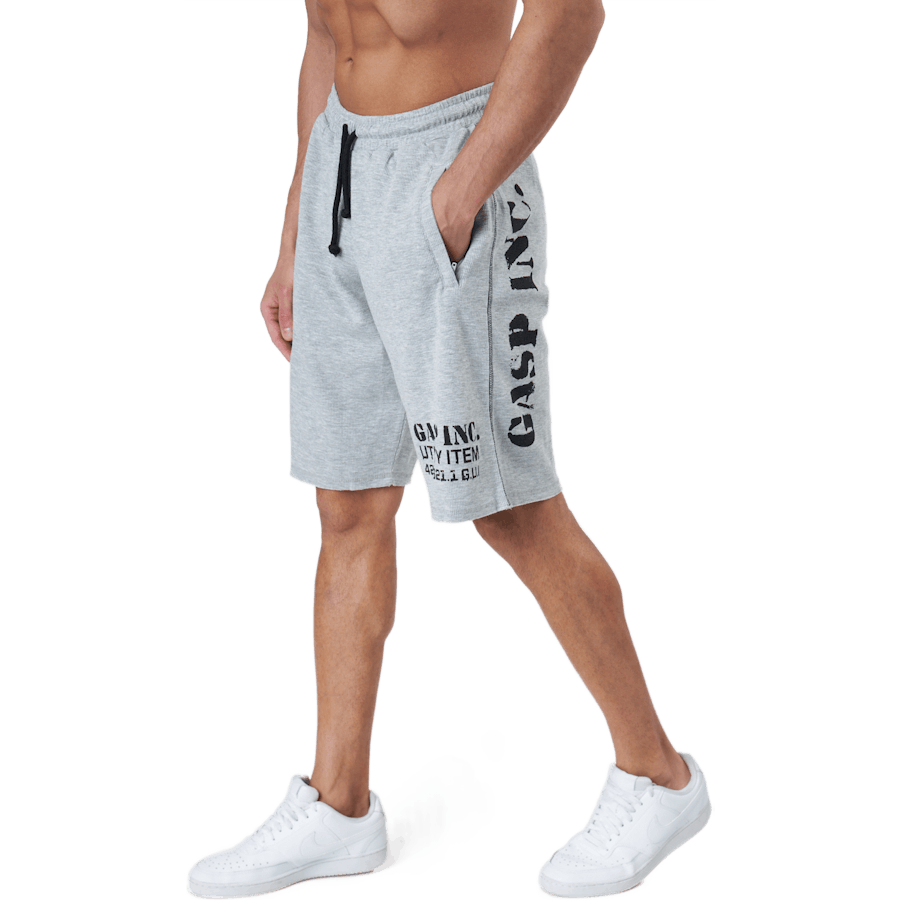Short thermique gris chiné