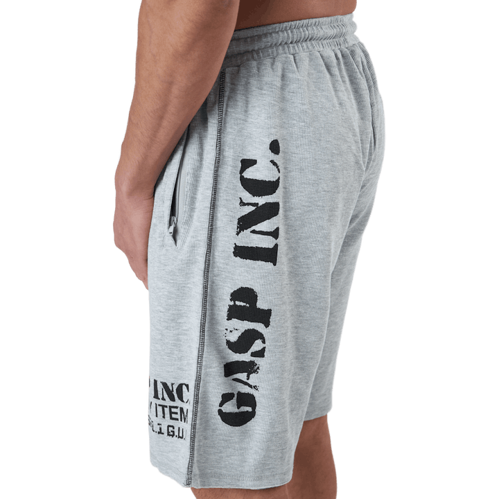 Short thermique gris chiné