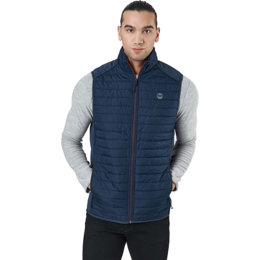 Jjemulti Bodywarmer Collar Noo Blazer Marine
