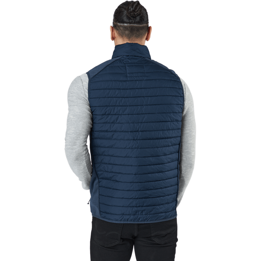 Jjemulti Bodywarmer Collar Noo Blazer Marine