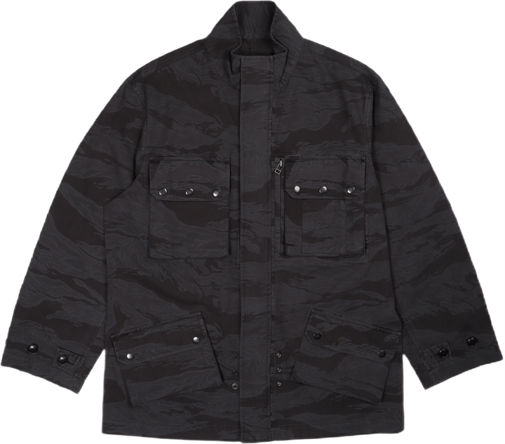 Camo Fallschirmjäger Jacke Baumwolle Gedämpfte Nacht Tigerstripe