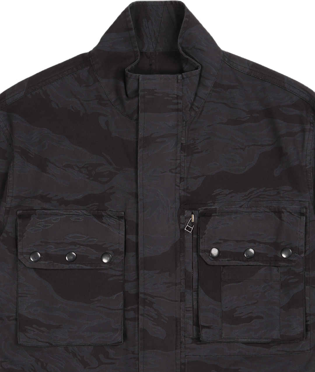 Camo Fallschirmjäger Jacke Baumwolle Gedämpfte Nacht Tigerstripe