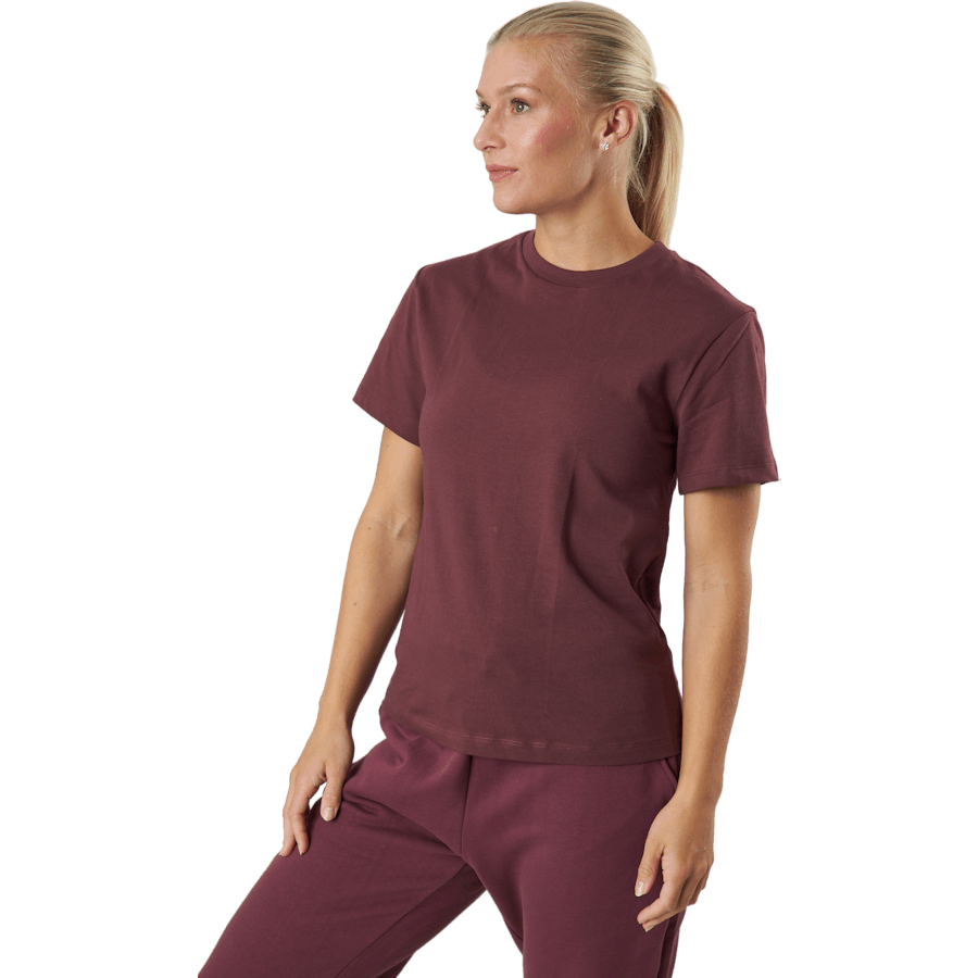 Crew Neck Regular Burgundia