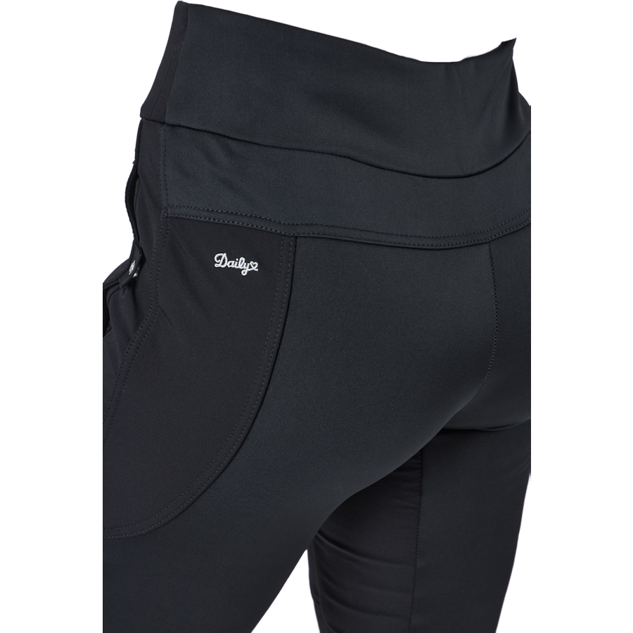 Fliza Unifarbene Hose Schwarz